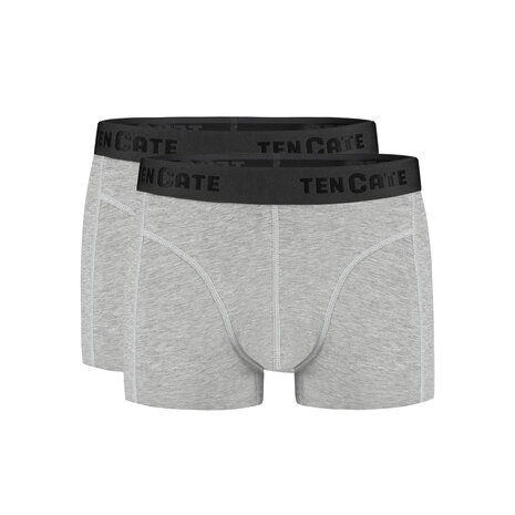 Ten Cate Men Basics Shorty 2-Pack Grey Melee 32321-955 | 26911