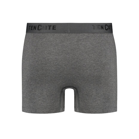 Ten Cate Men Basics Shorts 2-Pack Antraciet Melange 32323-1392 | 26917