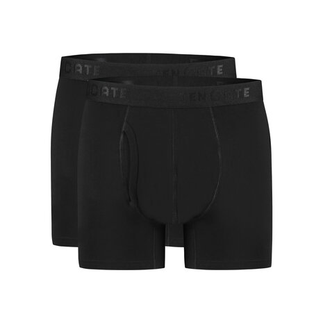 Ten Cate Men Basics Classic Shorts 2-Pack Black 32322-090 | 26919