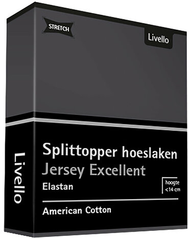 Livello Jersey Excellent Splittopper Dark Grey BLLIV33SHL | 25173