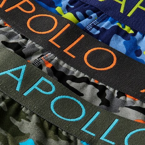 Apollo Heren Shorts 3-Pack Multi 25454