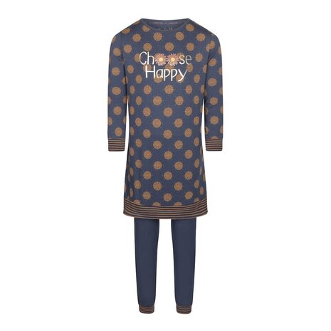 Charlie Choe Meisjes Pyjama Long Pullover Set Navy U45014-41 | 27219