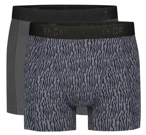Ten Cate Men Basics Shorts 2-Pack Cool lines Grey 32457-3215 | 28390