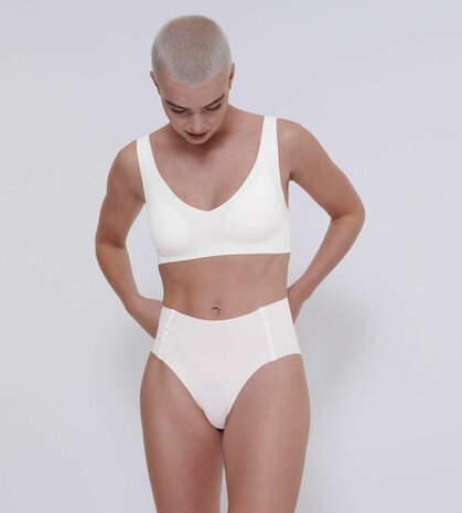 Sloggi Bralette Zero Feel 2.0 Voorgevormd Silk White 10217728-00GZ | 29594