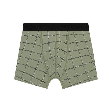Ten Cate Boys Shorts Check Green 2-Pack 32417-3218 | 28458