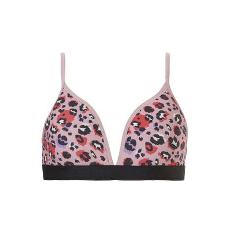 Ten Cate Meisjes Cotton Stretch Bra Leopard Pink 31962-2273 | 24340-24341