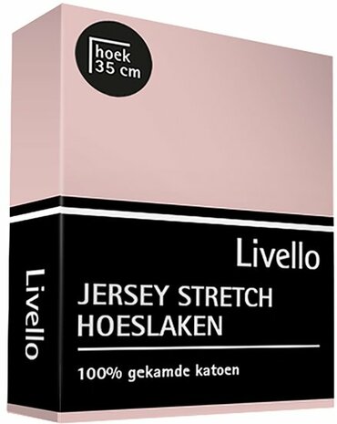 Livello Jersey Stretch Hoeslaken Blossom HLJ155-624BL | 15397