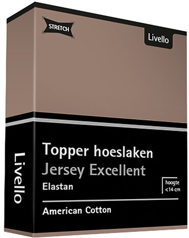 Livello Jersey Excellent Topper Hoeslaken Brown BLLIV33THL | 26019