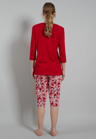 Götzburg Dames Pyjama Red 25152-4009-455 | 29716
