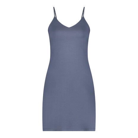 Ten Cate Women Secrets Spaghetti Dress V-Neck Indigo Blue 32505-5011 | 29781