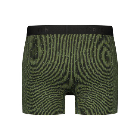 Ten Cate Men Basics Shorts 2-Pack Abstract Stripe Black/Green 60000-5002 | 29372