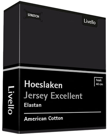 Livello Jersey Excellent Hoeslaken Black BLLIV33-990ZW | 28921
