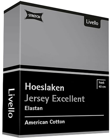 Livello Jersey Excellent Hoeslaken Light Grey BLLIV33 | 25158