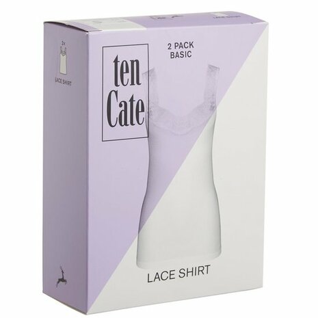 Ten Cate Women Basic Lace Shirt White 30205 | 17465
