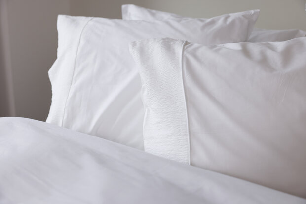Linolux Sloop Seersucker White SL LIN1740 | 31238