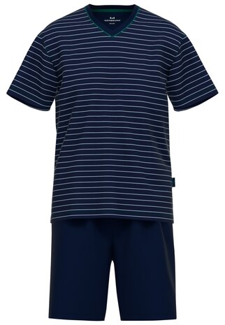 Götzburg Heren Shortama Blauw 452302-5667-632 | 31418
