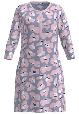 Götzburg Dames Nachthemd Roze Blauw 250215-4009-415 | 31390