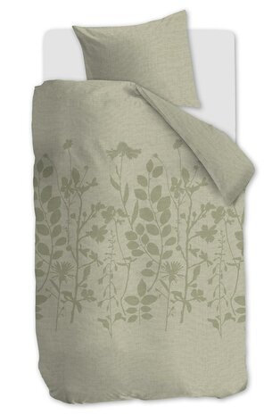 Ariadne At Home Dekbedovertrek Plant Light Green | 31481