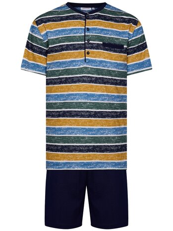 Pastunette For Men Heren Shortama Dark Blue 132251-520-1-520 | 31568