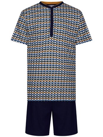 Pastunette For Men Heren Shortama Dark Blue 132251-518-1-520 | 31567