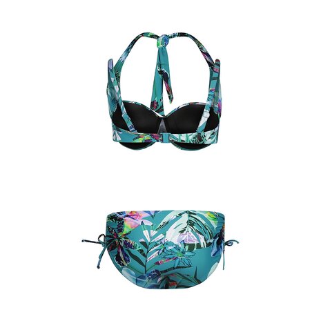 Mila 4-Ways Bikini Aqua-Multi P55237-23 | 31622