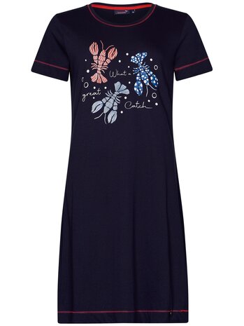 Rebelle Dames Nachthemd Dark Blue 111251-626-1 | 31649