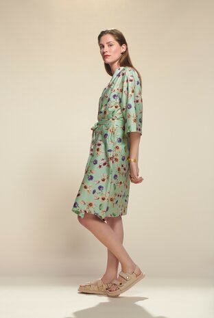 Essenza Kimono Sarai Fiorre Subtle Green 102183-679 | 31243