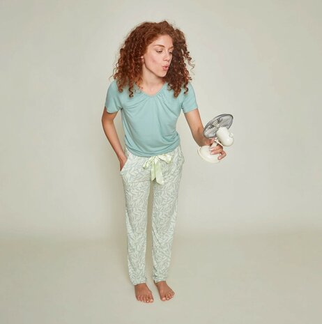 Charlie Choe Dames Broek Light Green P55124-38 | 31534