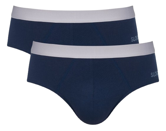 Sloggi Men Go ABC 2.0 Brief 2-Pack Navy 10217985 - 00RA | 30029