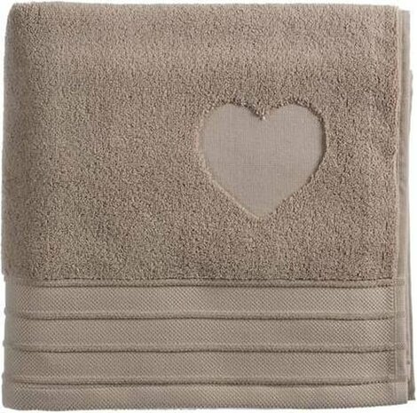 Rivièra Maison Heart Strandlaken Taupe 17101