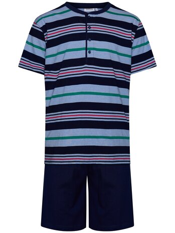 Pastunette For Men Heren Shortama Dark Blue 132251-508-1-520 | 31566
