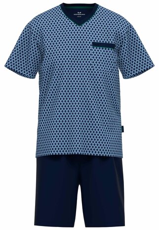 Götzburg Heren Shortama Blauw 452296-4009-645 | 31417