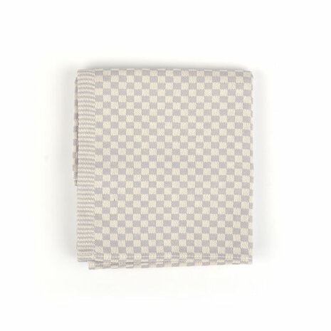 Bunzlau Castle Theedoek Small Check Grey 3804 | 21607