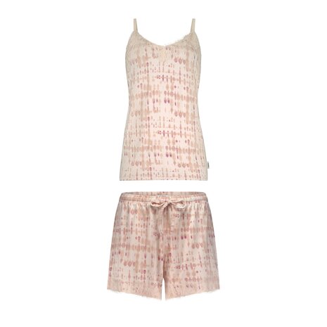 Ten Cate Pyjama V-Neck Lace Powder Blush Batik 60464 - 6118 | 31671