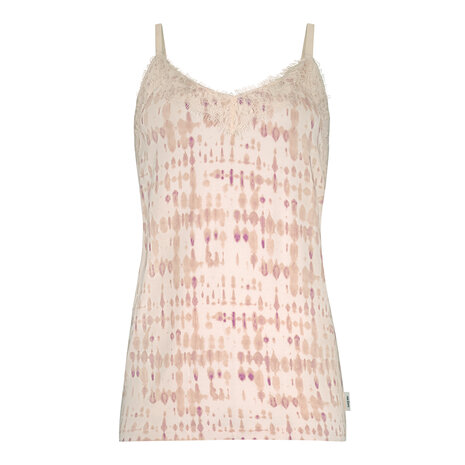 Ten Cate Pyjama V-Neck Lace Powder Blush Batik 60464 - 6118 | 31671