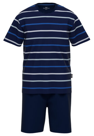 Götzburg Heren Shortama Blauw 452171-4065-652 | 31414