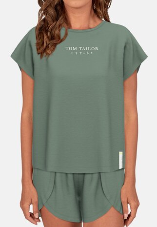 Tom Tailor Dames Shirt Groen 64180-6085-320 | 31710