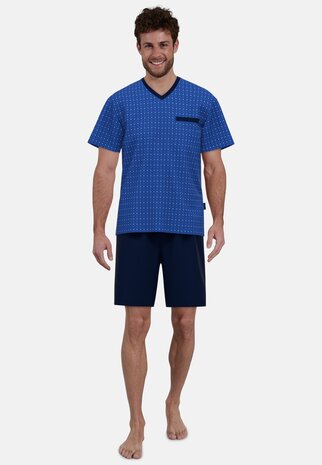 Götzburg Heren Shortama Blauw 452306-4009-685 | 31713