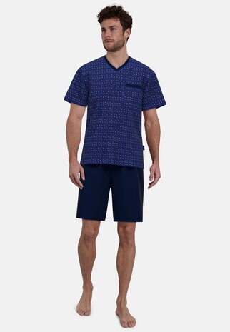 Götzburg Heren Shortama Blauw 452304-4009-696 | 31712