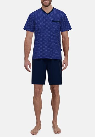 Götzburg Heren Shortama Blauw 452308-5667-695 | 31645