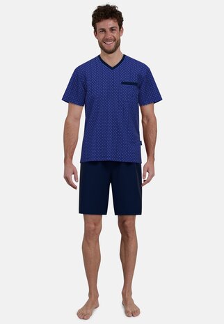 Götzburg Heren Shortama Blauw 452308-5667-695 | 31645