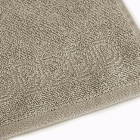 DDDDD Keukendoek Logo Taupe 30368