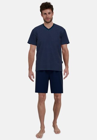 Götzburg Heren Shortama Blauw 452302-5667-632 | 31418