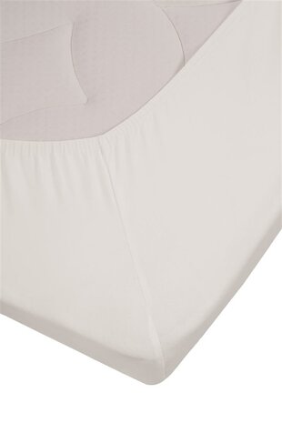 Linolux Perkal Katoen Topper Hoeslaken White | 31759