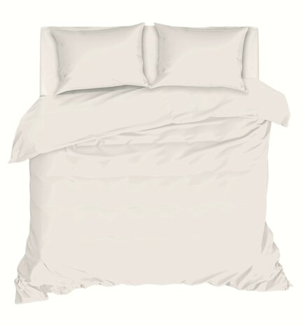 Linolux Dekbedovertrek Uni Satijn Offwhite DBSLNX3700 | 29540