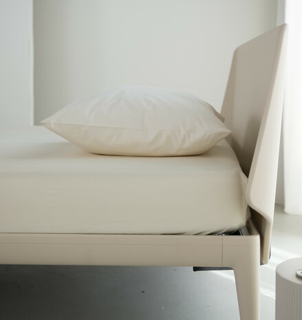Linolux Perkal Katoen Hoeslaken Off-White | 31740-31741-31742