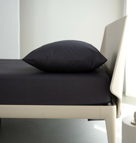 Linolux Perkal Katoen Hoeslaken Anthracite | 31749-31750-31751