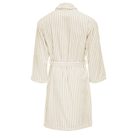 Linolux Badjas Velours Fiore Stripe Beige BJ226-BEI | 31717