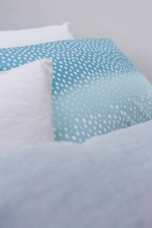Vandyck Dekbedovertrek Drops Pearl Blue 31087