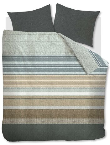 Beddinghouse Dekbedovertrek Lex Grey Green 31892